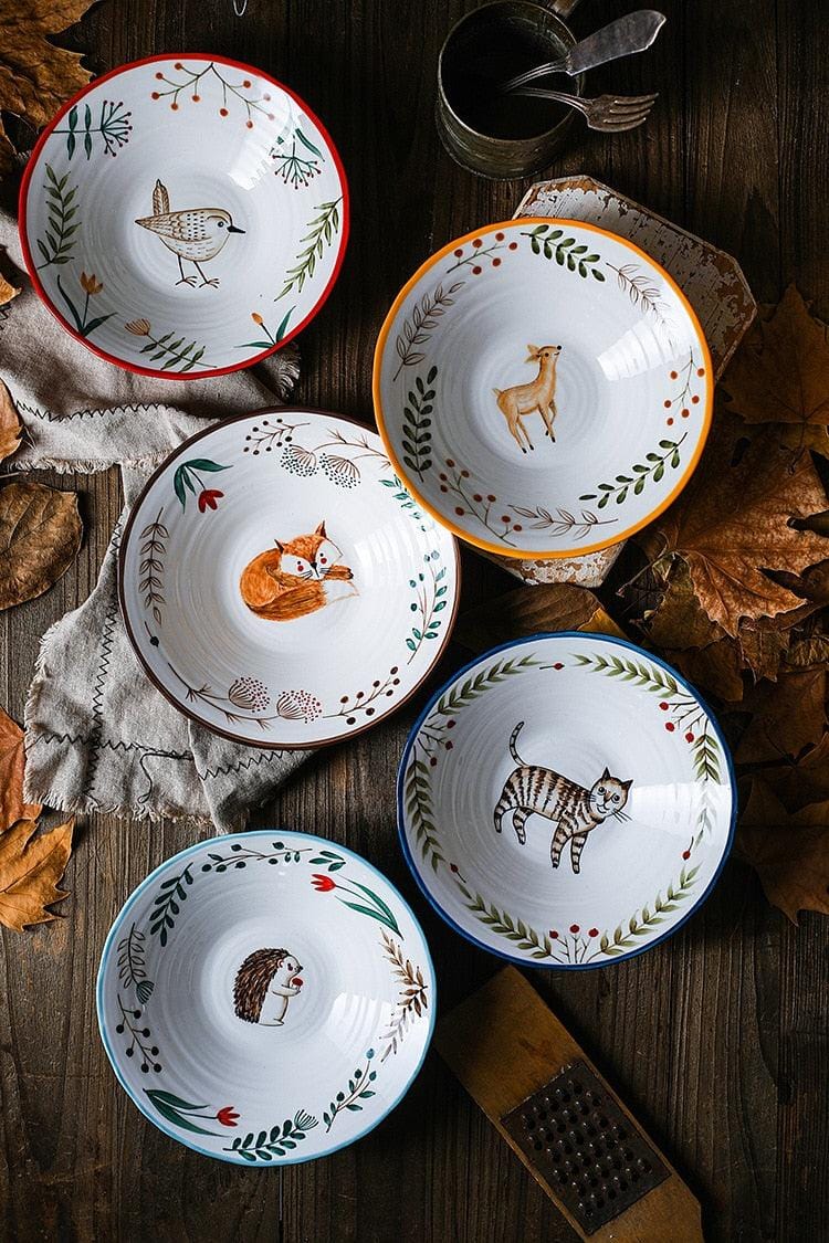 Hand-Painted Animal Bowls and Cups - Bowl - sanroccoitalia.it