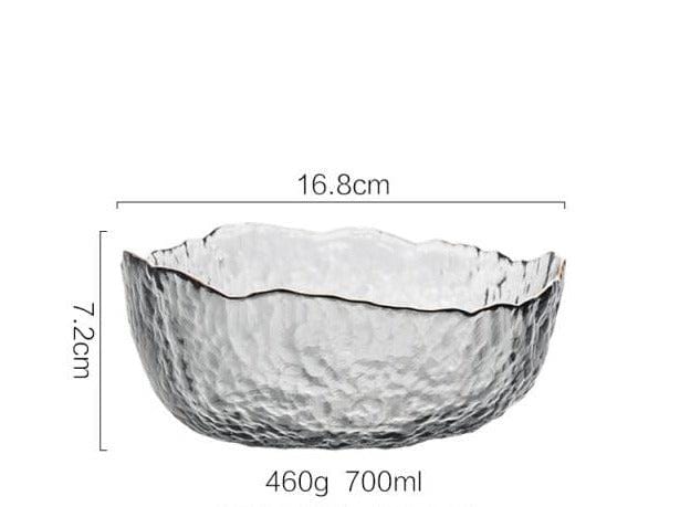 Iceberg Glass Bowl with Gilded Edge - Premium Bowl - Just €24.95! Shop now at San Rocco Italia