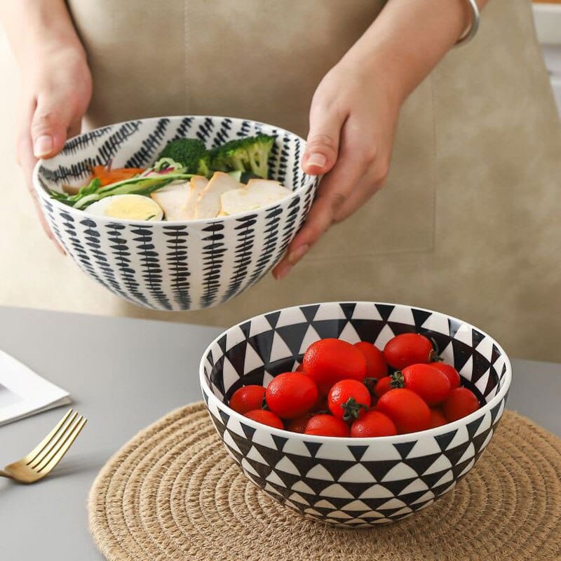 Large Hand Painted Bowls - 1,100 ml (approx. 37 oz.) - Bowls - San Rocco Italia