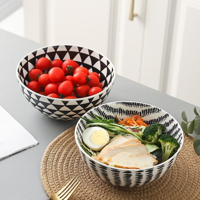 Large Hand Painted Bowls - 1,100 ml (approx. 37 oz.) - Bowls - San Rocco Italia