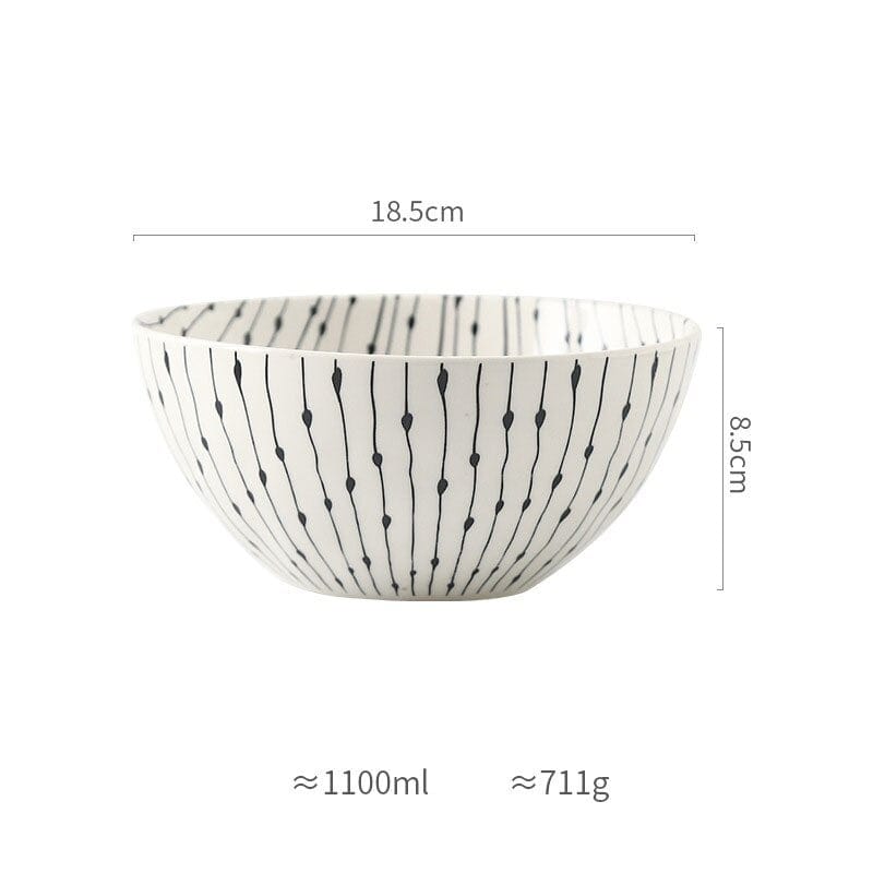 Large Hand Painted Bowls - 1,100 ml (approx. 37 oz.) - Bowls - San Rocco Italia