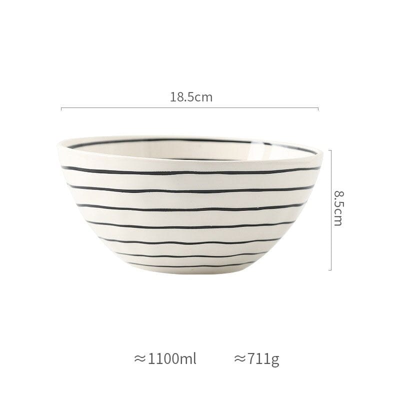 Large Hand Painted Bowls - 1,100 ml (approx. 37 oz.) - Bowls - San Rocco Italia