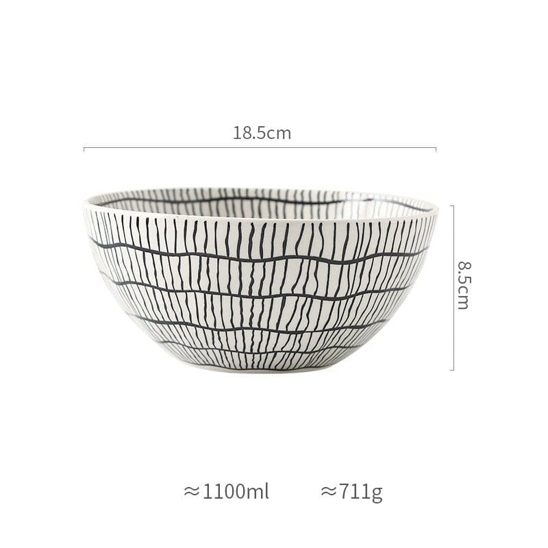 Large Hand Painted Bowls - 1,100 ml (approx. 37 oz.) - Bowls - San Rocco Italia