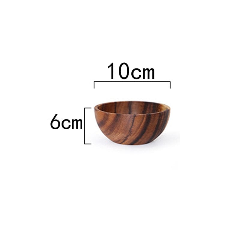 Solid Acacia Wood Nesting Bowls - San Rocco Italia