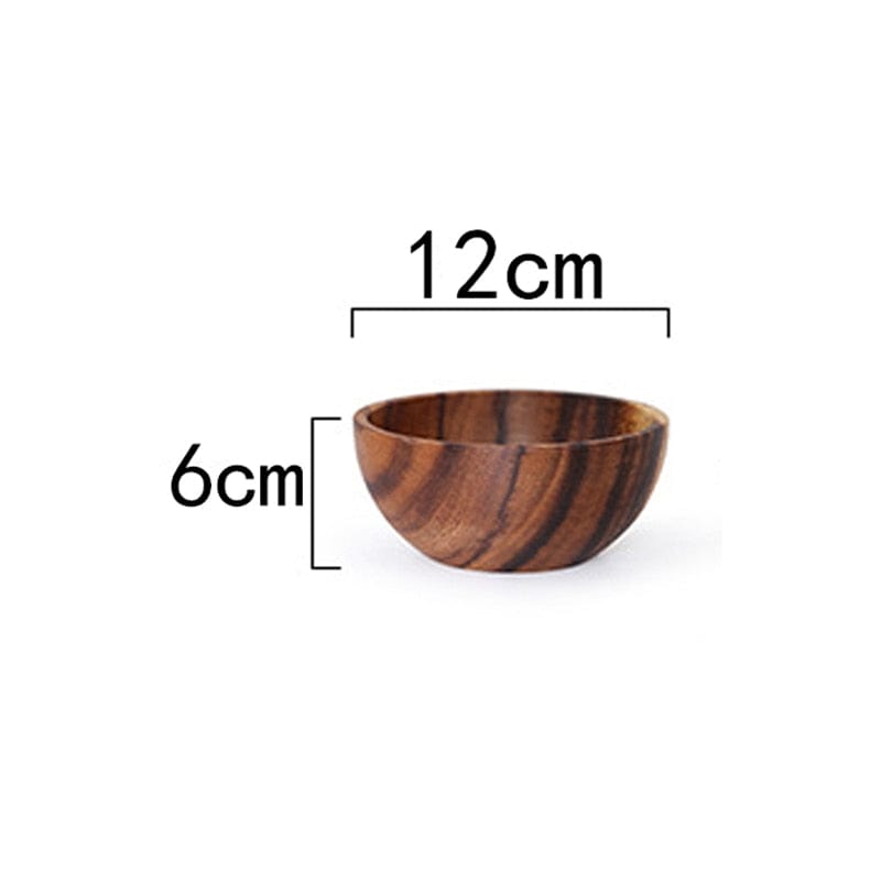Solid Acacia Wood Nesting Bowls - San Rocco Italia