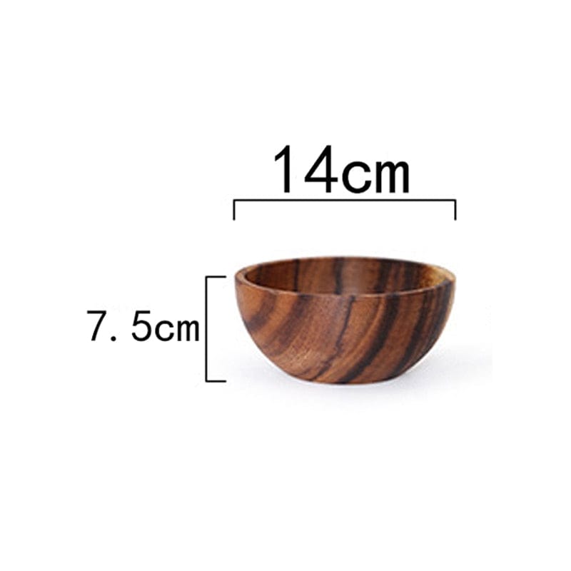 Solid Acacia Wood Nesting Bowls - San Rocco Italia