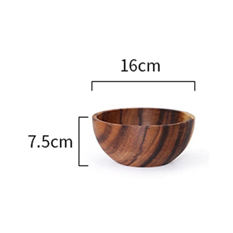 Solid Acacia Wood Nesting Bowls - San Rocco Italia