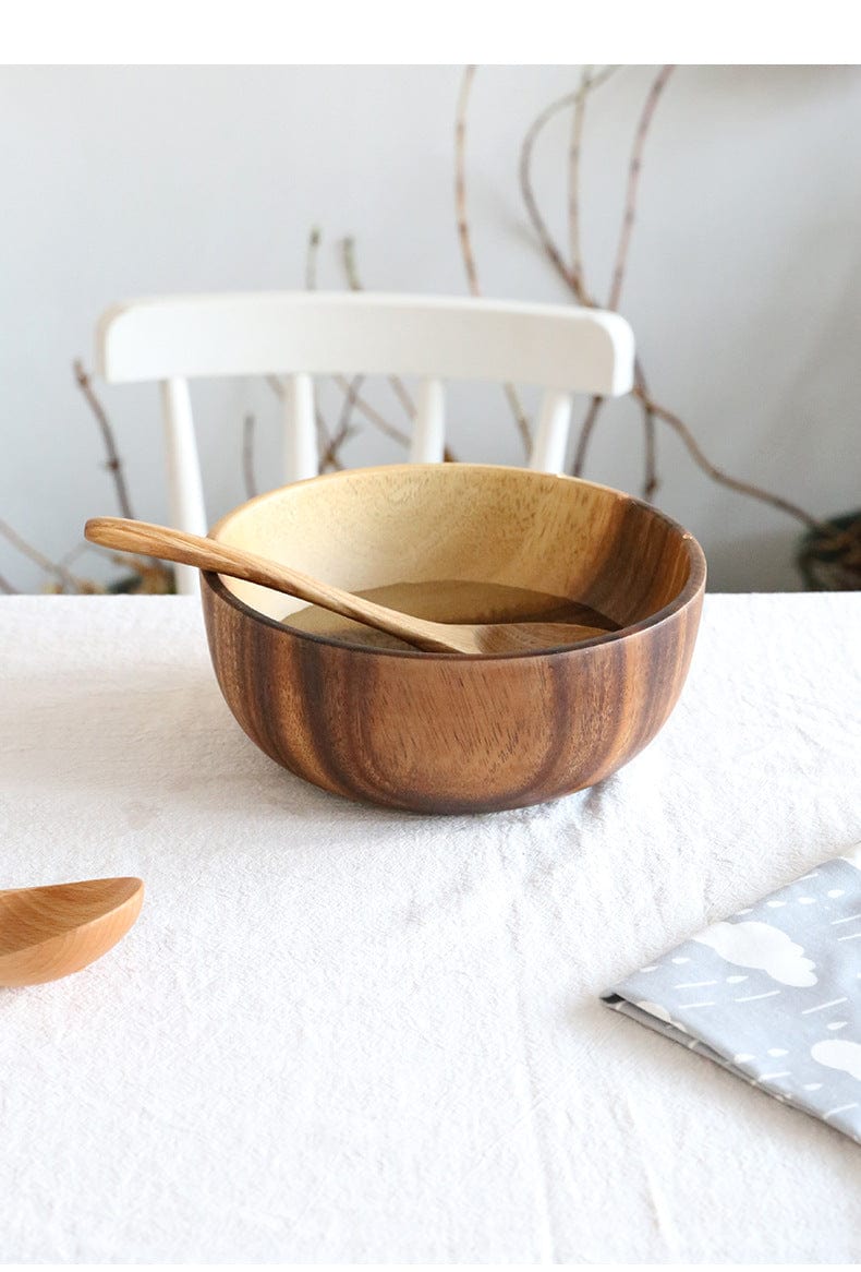 Solid Acacia Wood Nesting Bowls - San Rocco Italia