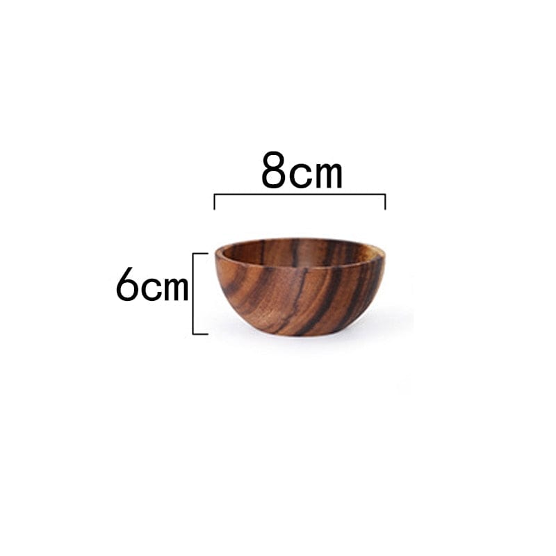 Solid Acacia Wood Nesting Bowls - San Rocco Italia