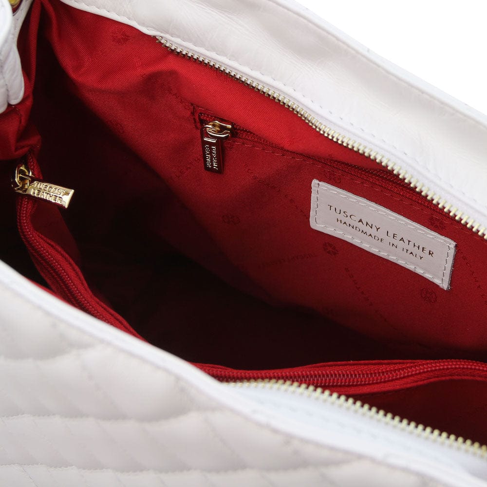 TL Bag - Soft quilted leather bucket bag - Large | TL142237 - Premium Bucket Bag - Just €153.72! Shop now at San Rocco Italia
