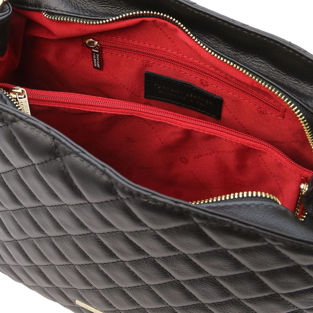 TL Bag - Soft quilted leather bucket bag - Large | TL142237 - Premium Bucket Bag - Just €153.72! Shop now at San Rocco Italia