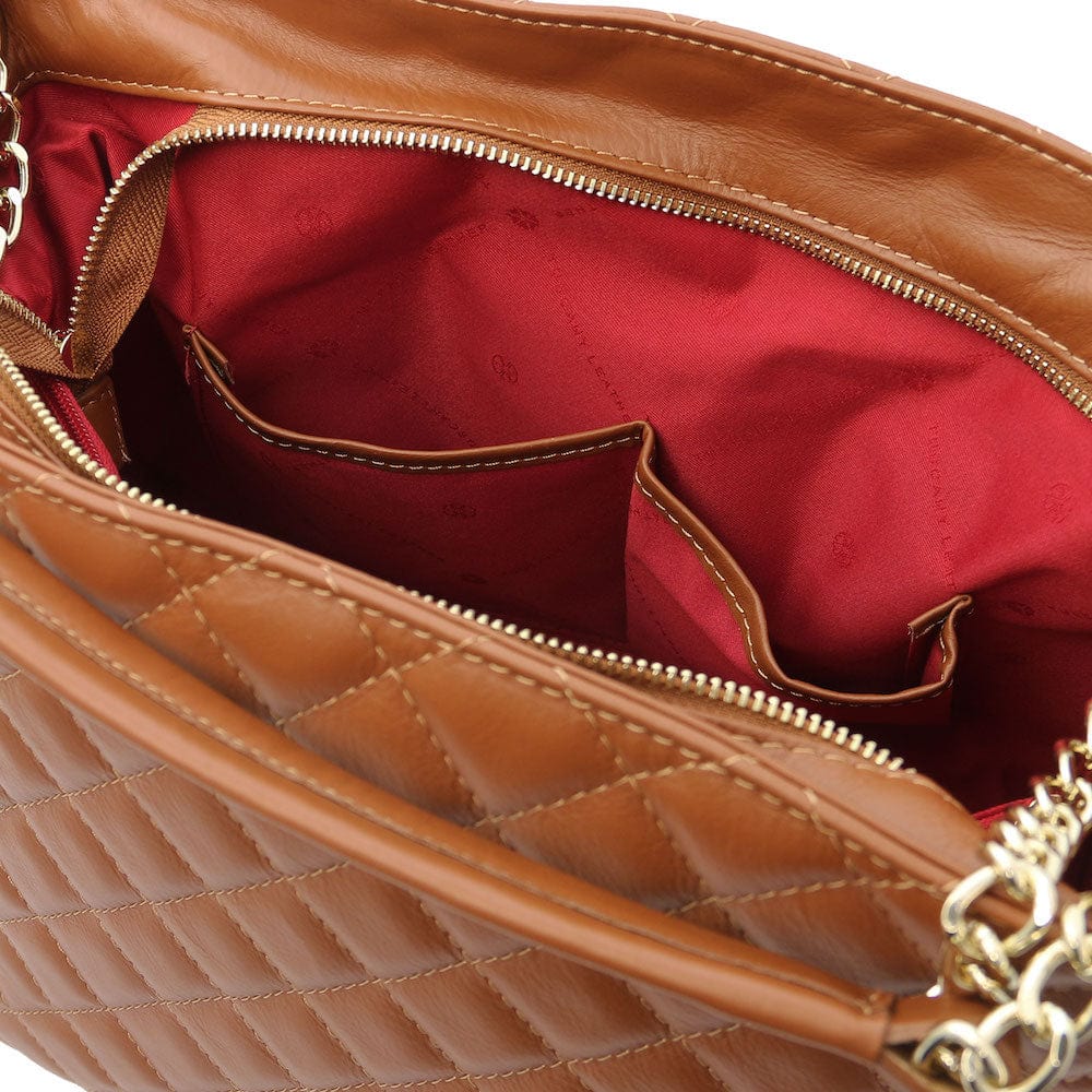 TL Bag - Soft quilted leather bucket bag - Large | TL142237 - Premium Bucket Bag - Just €153.72! Shop now at San Rocco Italia