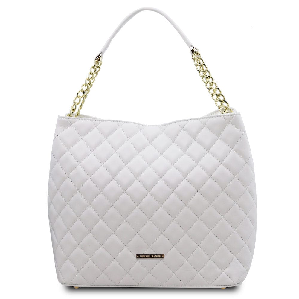 TL Bag - Soft quilted leather bucket bag - Large | TL142237 - Premium Bucket Bag - Just €153.72! Shop now at San Rocco Italia