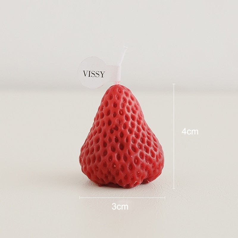 Scented Soy Wax Strawberry Candles - Premium Candles - Just €14.95! Shop now at San Rocco Italia