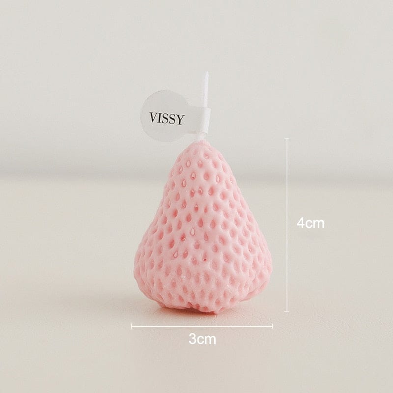 Scented Soy Wax Strawberry Candles - Premium Candles - Just €14.95! Shop now at San Rocco Italia