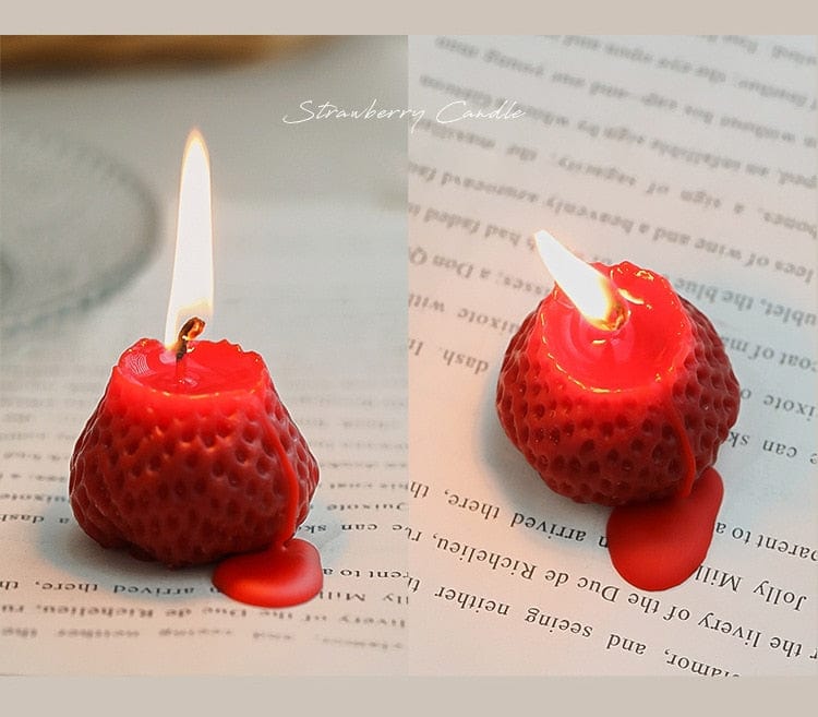 Scented Soy Wax Strawberry Candles - Premium Candles - Just €14.95! Shop now at San Rocco Italia