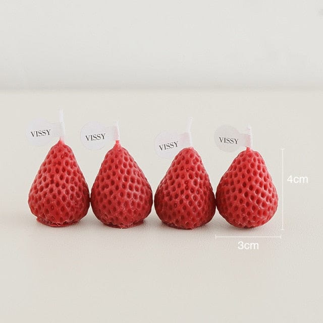 Scented Soy Wax Strawberry Candles - Premium Candles - Just €14.95! Shop now at San Rocco Italia