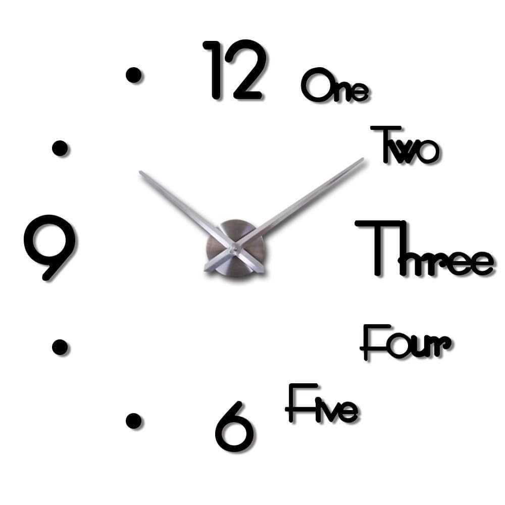 3D Wall Sticker Clock - Premium Clock - Just €21.95! Shop now at San Rocco Italia