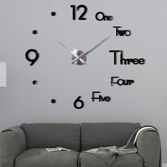 3D Wall Sticker Clock - Premium Clock - Just €21.95! Shop now at San Rocco Italia