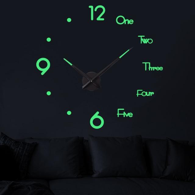 3D Wall Sticker Clock - Premium Clock - Just €21.95! Shop now at San Rocco Italia