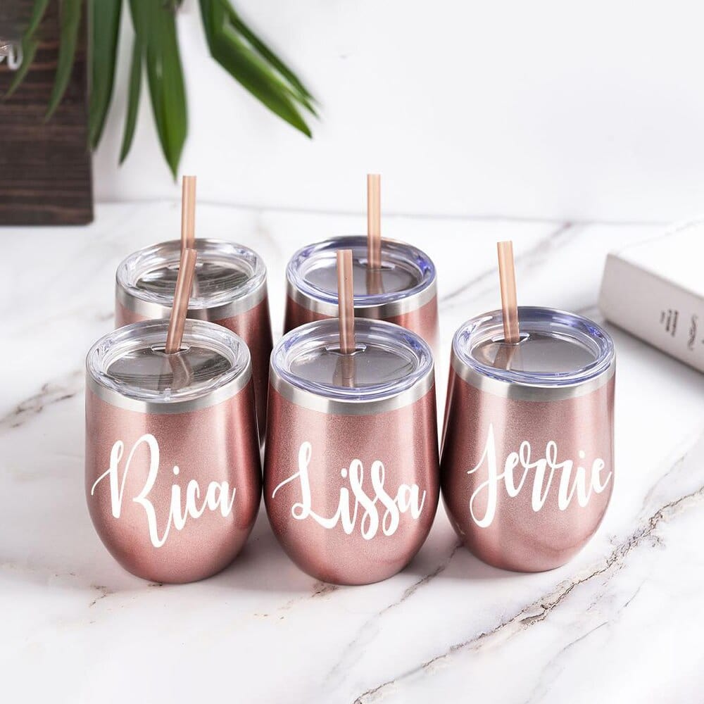 Personalised Stemless Wine Tumbler | 12oz - Premium Cups - Just €28.95! Shop now at San Rocco Italia
