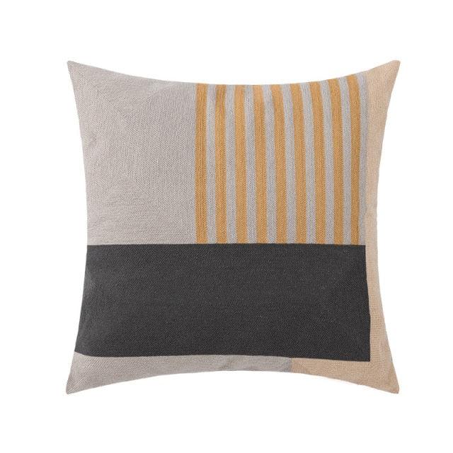 Geometric Embroidered Cushion Covers | 45x45 cm - Cusion Cover - sanroccoitalia.it