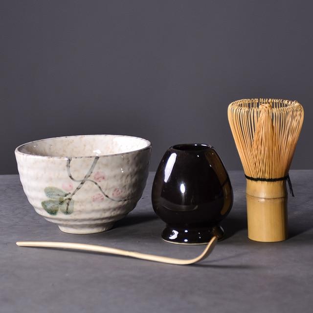 4-piece Traditional Matcha Tea Set - Premium Tea Set - Just €74.95! Shop now at San Rocco Italia