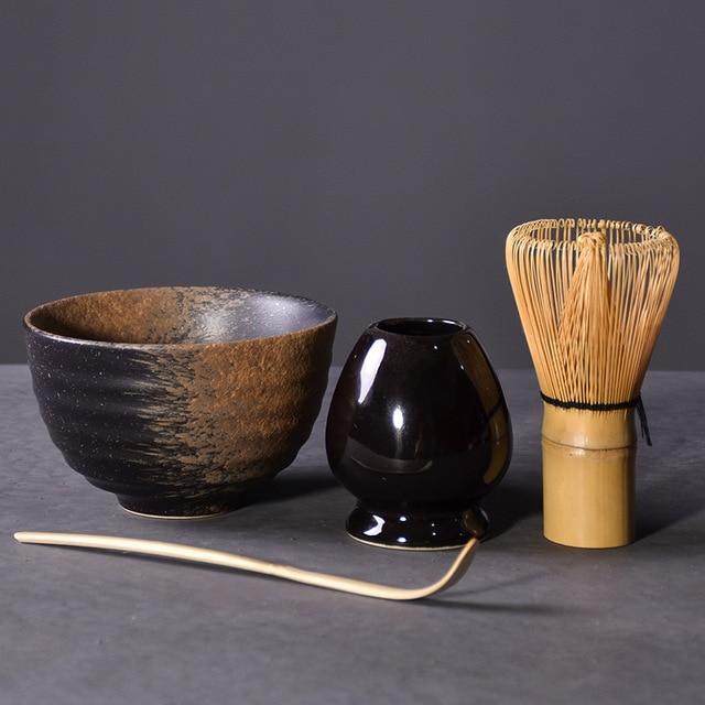 4-piece Traditional Matcha Tea Set - Premium Tea Set - Just €74.95! Shop now at San Rocco Italia