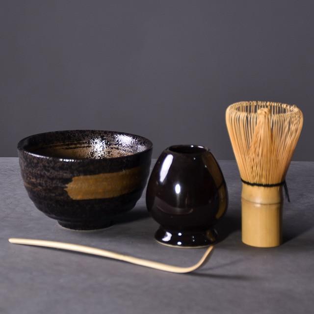 4-piece Traditional Matcha Tea Set - Premium Tea Set - Just €74.95! Shop now at San Rocco Italia