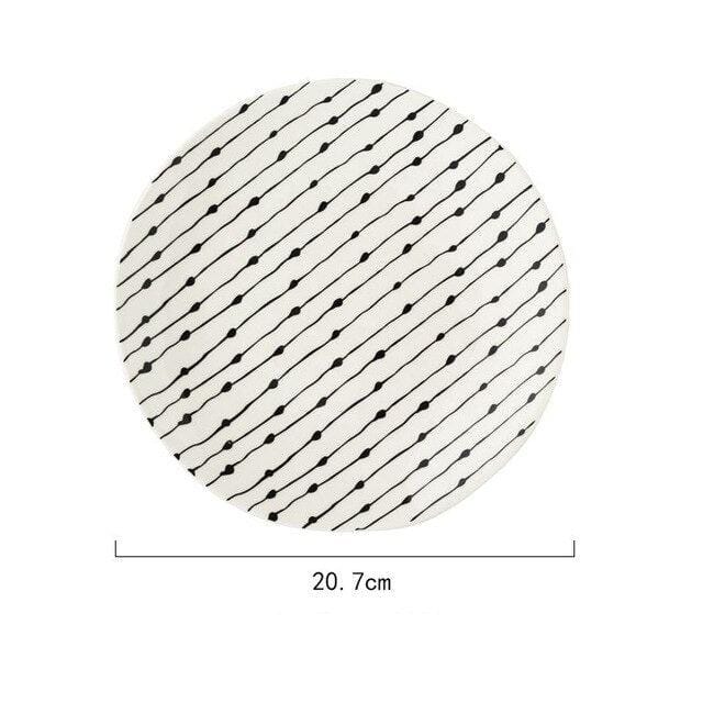 Contemporary Kaleidoscope Hand Painted Plates - Premium Dinnerware - Just €44.95! Shop now at San Rocco Italia