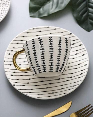 Contemporary Kaleidoscope Hand Painted Plates - Premium Dinnerware - Just €44.95! Shop now at San Rocco Italia