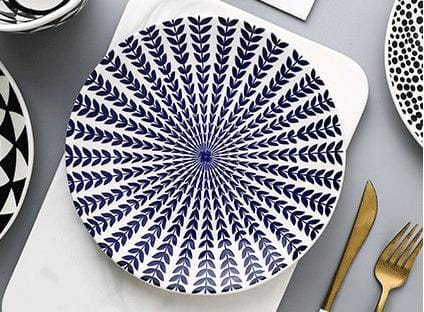 Contemporary Kaleidoscope Hand Painted Plates - Premium Dinnerware - Just €44.95! Shop now at San Rocco Italia