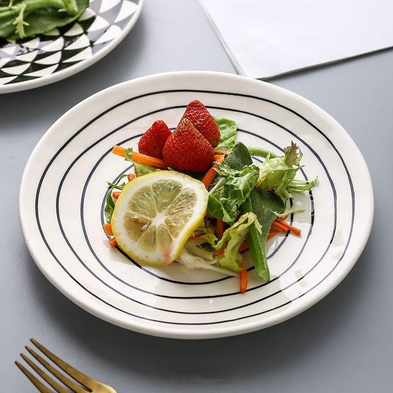 Contemporary Kaleidoscope Hand Painted Plates - Premium Dinnerware - Just €44.95! Shop now at San Rocco Italia