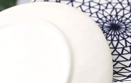 Contemporary Kaleidoscope Hand Painted Plates - Premium Dinnerware - Just €44.95! Shop now at San Rocco Italia