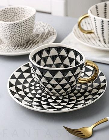 Contemporary Kaleidoscope Hand Painted Plates - Premium Dinnerware - Just €44.95! Shop now at San Rocco Italia