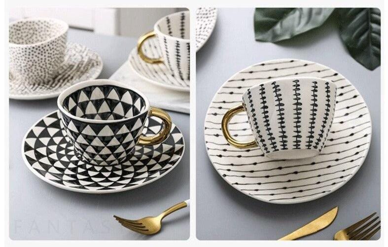 Contemporary Kaleidoscope Hand Painted Plates - Premium Dinnerware - Just €44.95! Shop now at San Rocco Italia
