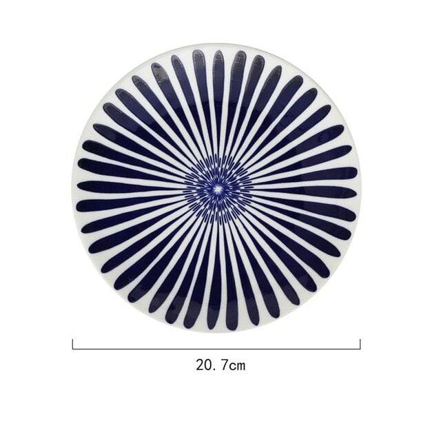 Contemporary Kaleidoscope Hand Painted Plates - Premium Dinnerware - Just €44.95! Shop now at San Rocco Italia