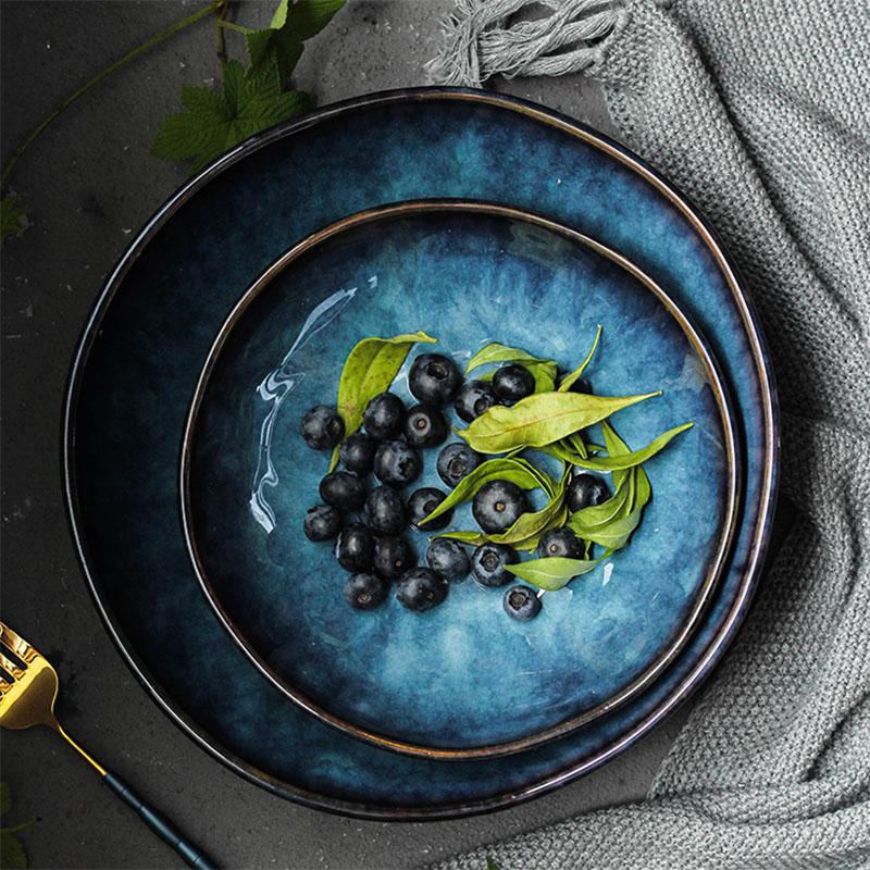Deep Blue Ceramic Bowls - Premium Dinnerware - Just €56.95! Shop now at San Rocco Italia