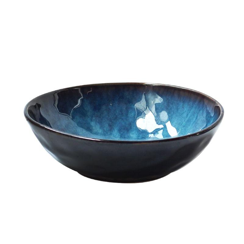 Deep Blue Ceramic Bowls - Premium Dinnerware - Just €56.95! Shop now at San Rocco Italia