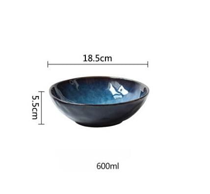 Deep Blue Ceramic Bowls - Premium Dinnerware - Just €56.95! Shop now at San Rocco Italia