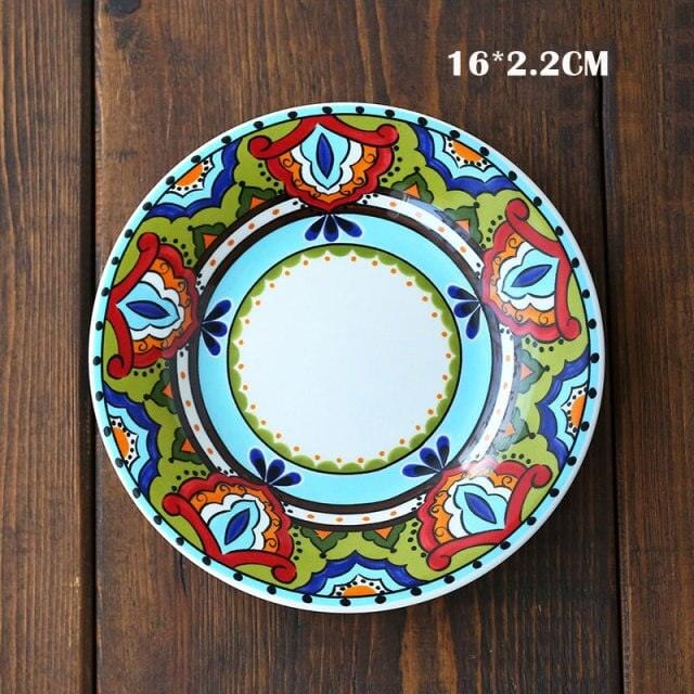Hand Painted Ceramic Snack/Dessert Plates - 16 cm - Premium Dinnerware - Just €25.95! Shop now at San Rocco Italia