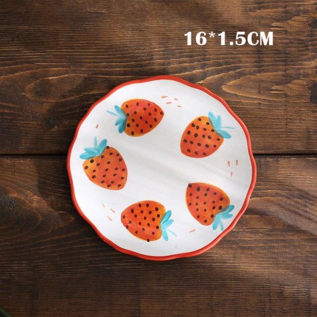 Hand Painted Ceramic Snack/Dessert Plates - 16 cm - Premium Dinnerware - Just €25.95! Shop now at San Rocco Italia