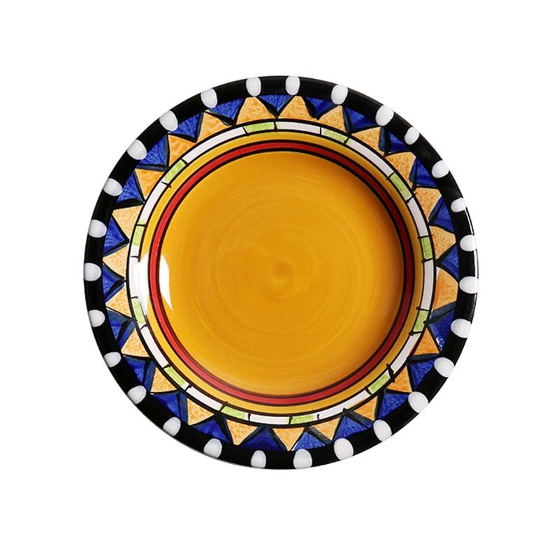 Hand Painted Ceramic Snack/Dessert Plates - 16 cm - Premium Dinnerware - Just €25.95! Shop now at San Rocco Italia