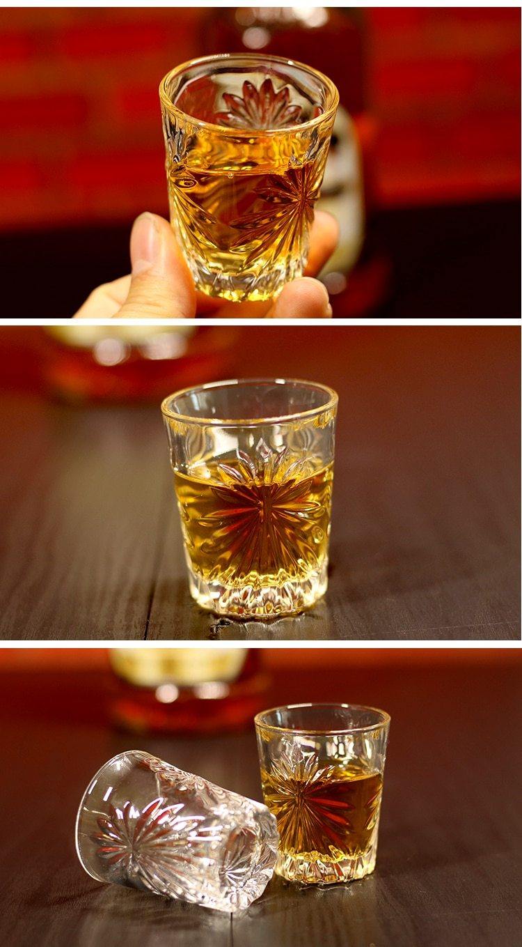 Set of 6 Heavy Bottom Shot Glasses - 55 ml - Premium drinkware - Just €29.95! Shop now at San Rocco Italia