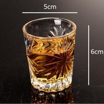 Set of 6 Heavy Bottom Shot Glasses - 55 ml - Premium drinkware - Just €29.95! Shop now at San Rocco Italia