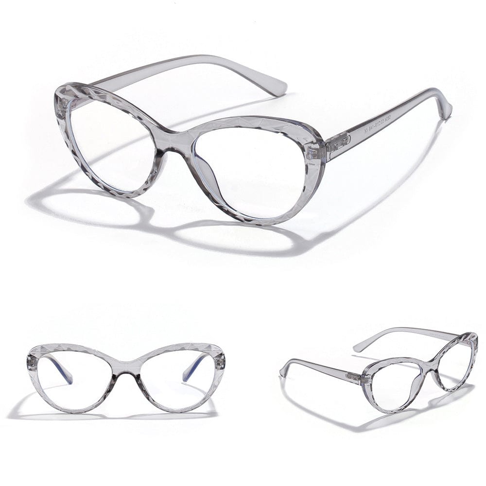Cat Eye Blue Light Glasses With Case - San Rocco Italia