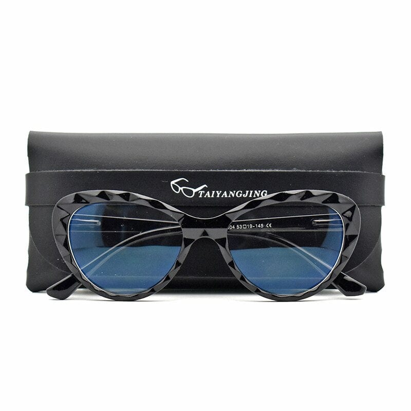 Cat Eye Blue Light Glasses With Case - San Rocco Italia