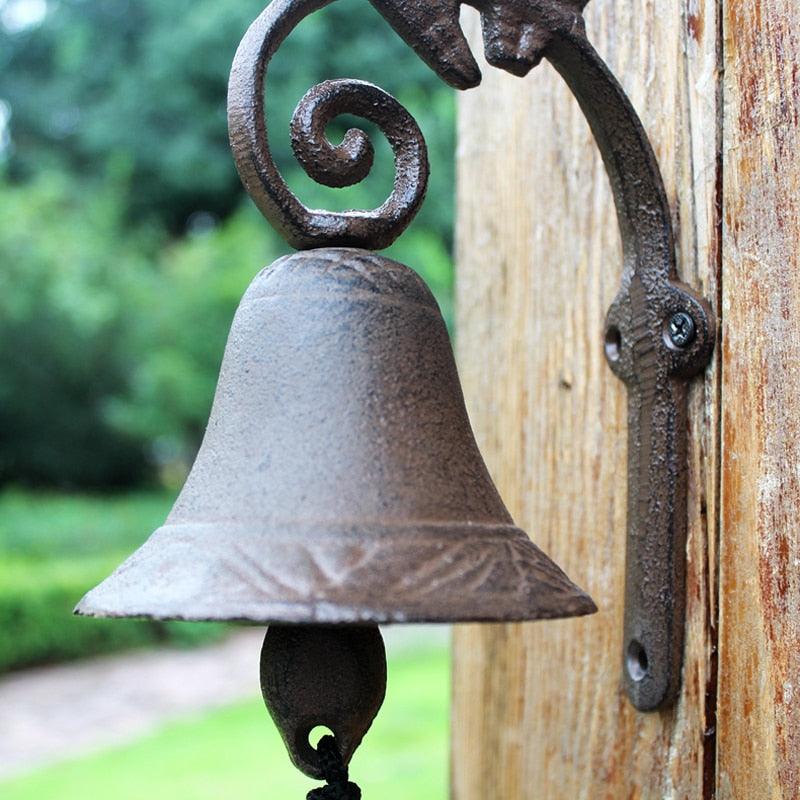 Love Birds Cast Iron Bell - Premium Garden - Just €99.95! Shop now at San Rocco Italia