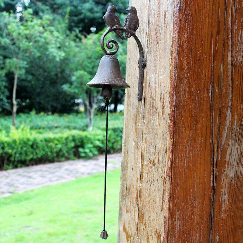 Love Birds Cast Iron Bell - Premium Garden - Just €99.95! Shop now at San Rocco Italia