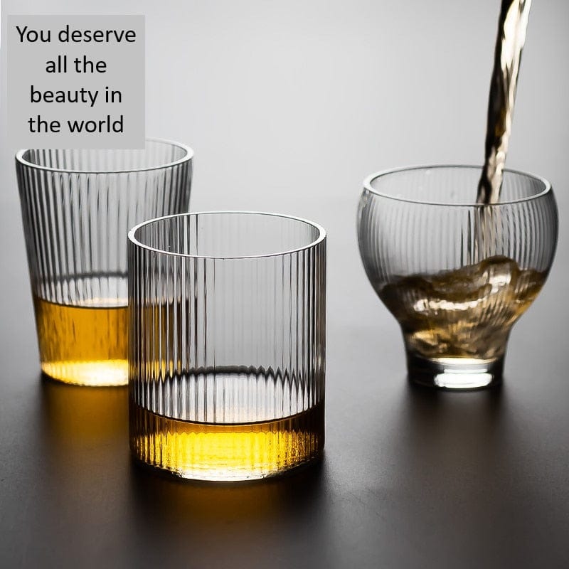 Ribbed Glasses - Premium Glasses - Just €31.95! Shop now at San Rocco Italia